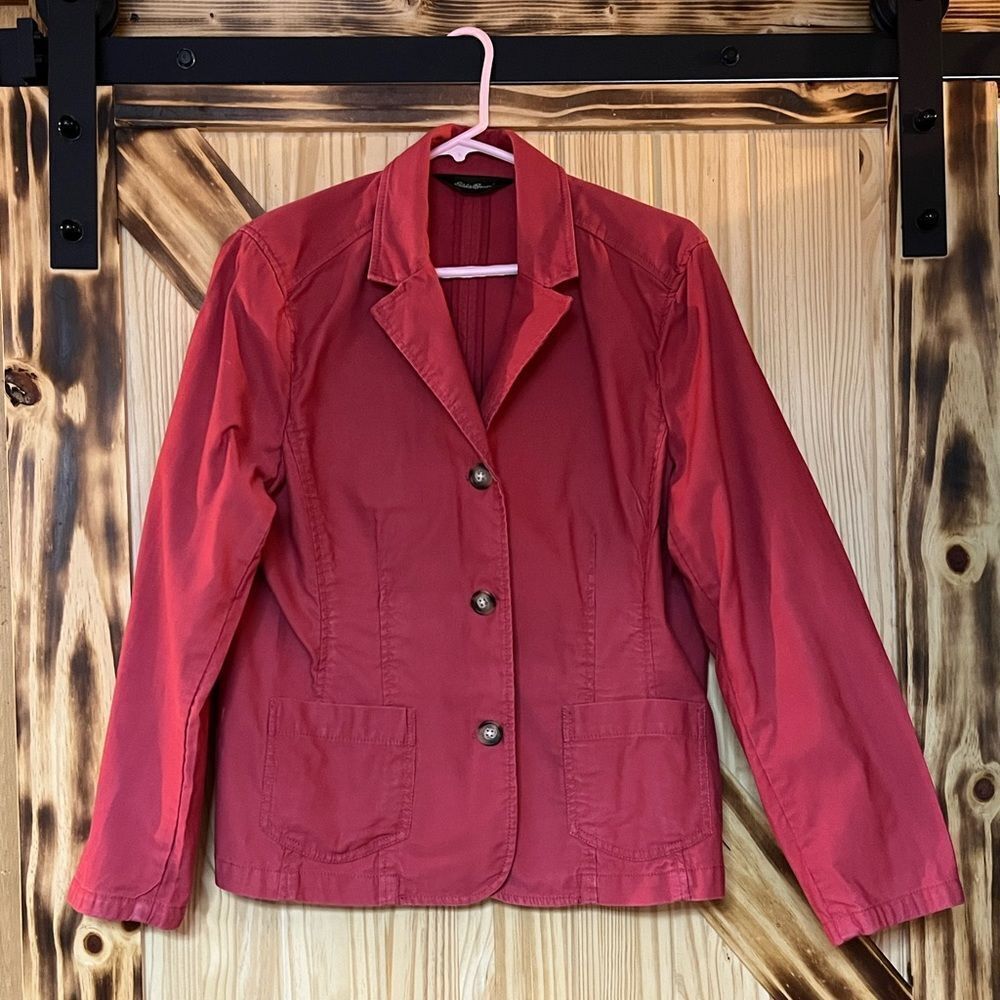 Eddie Bauer Career Jacket Red 14P